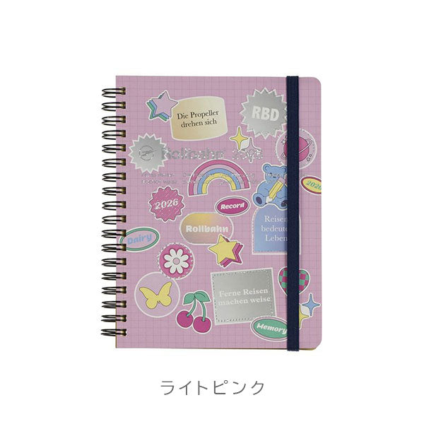 2026 ロルバーンダイアリー ラベル L [全3柄] 《マンスリー》 2025年10