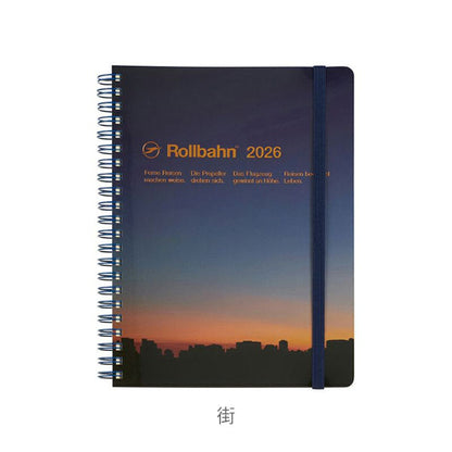 2026 ロルバーン ダイアリー カーム A5サイズ [全3柄] 《マンスリー》 2025年10月・月曜始まり デルフォニックス 160042 [M便 1/1]