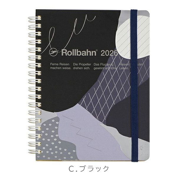 2026 ロルバーンダイアリー スコイグ L [全3色] 《マンスリー》 2025年10月・月曜始まり デルフォニックス 160054 [M便 1/2]