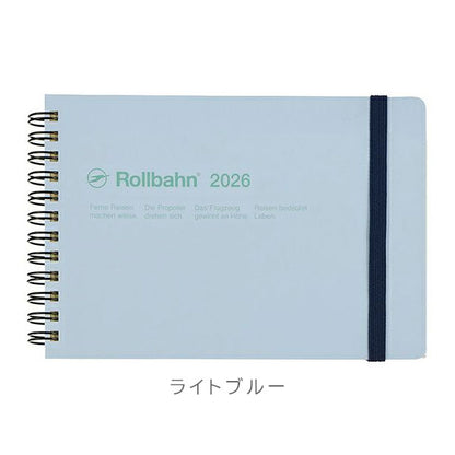 2026 ロルバーンダイアリー 横型L [全6色] 《マンスリー》 2025年10月・月曜始まり デルフォニックス 160062 [M便 1/2]