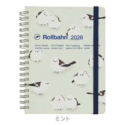 2026 ロルバーンダイアリー ログチャート アニマル L [全6色] 《マンスリー》 2025年10月・月曜始まり デルフォニックス 160066 [M便 1/2]