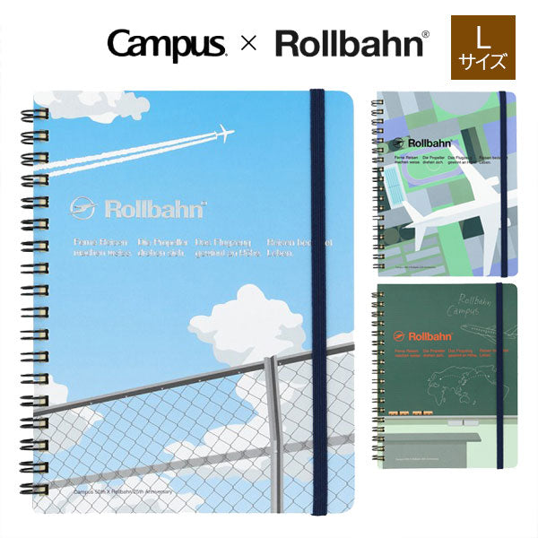 Campus×Rollbahn ロルバーンポケット付きメモ L [全3柄] デルフォニックス 501356 [M便 1/3]