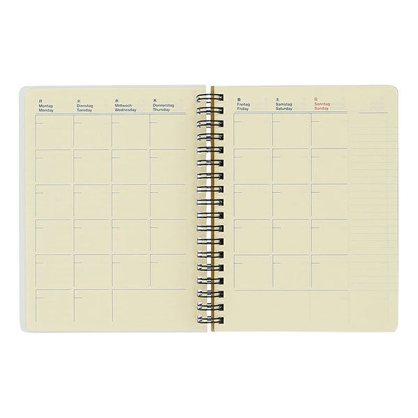 ロルバーン フリーダイアリー Moji L [全2柄] 月曜始まり デルフォニックス 501329-9701/971 [M便 1/2]