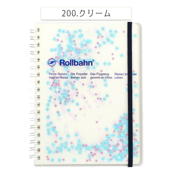 Rollbahn glitter《ロルバーン グリッター》 ポケット付メモ L [全3色