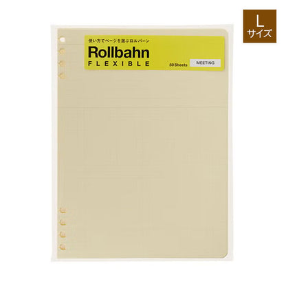 Rollbahnロルバーン フレキシブル リフィルミーティング L [クリーム] デルフォニックス 501411-200 [M便 1/10]