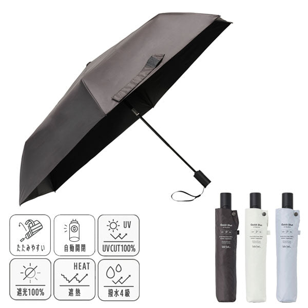 クイックシャット® 自動開閉 UVブロック 55cm [全3色] ウォーターフロント S355-1303