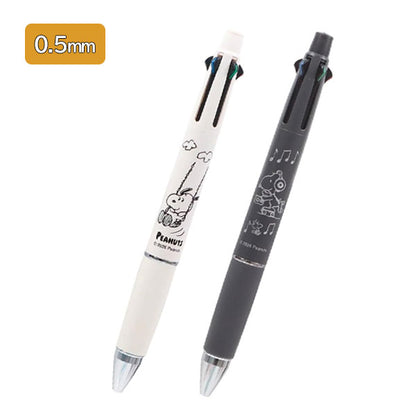 ジェットストリーム 4＆1《JETSTREAM》 SNOOPY 4色ボールペン 0.5mm+シャープ0.5mm BSS(ビーエスエス) ES572WH/GY [M便 1/6]