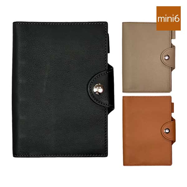 VELOURS ヴェルール システム手帳 MINI6 リング径：11mm hock [全3色] アシュフォード 1302 【送料無料*】