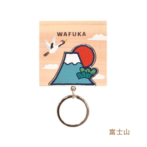 ひのき キーリング《Hinoki keyring》WAFUKA［全12種］mede in JAPAN プレーリードック TMK [M便 1/6]