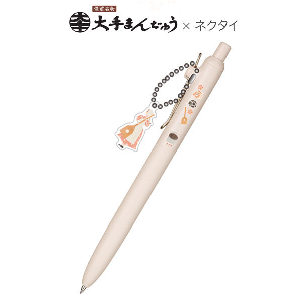 【オフィシャルグッズ】 大手饅頭伊部屋×ネクタイ ユニボールゼント 0.5mm 黒 三菱鉛筆 322107005 [M便 1/30]