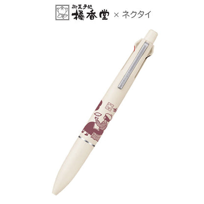 【オフィシャルグッズ】 橘香堂×ネクタイ ジェットストリーム 4＆1 Lite touch ink 4色ボールペン0.5mm+シャープ0.5mm 三菱鉛筆 313882042 [M便 1/6]