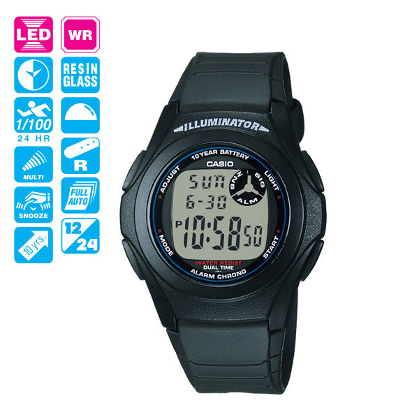 CASIO COLLECTION Standard 腕時計 デジタル液晶 CASIO(カシオ) F-200W-1AJH [M便 1/4]