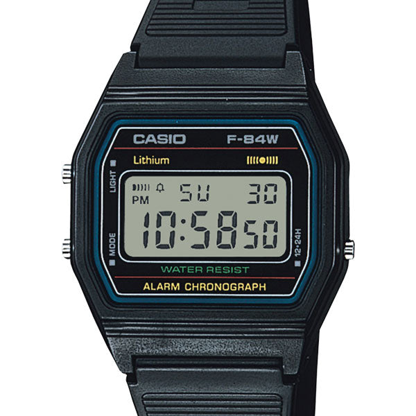 カシオコレクション 腕時計 デジタル液晶 軽量薄型 CASIO(カシオ) F-84W-1QJH  [M便 1/4]