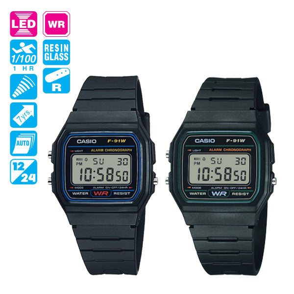 CASIO COLLECTION Standard 腕時計 デジタル液晶 軽量薄型 CASIO(カシオ) F-91W-JH [M便 1/4]