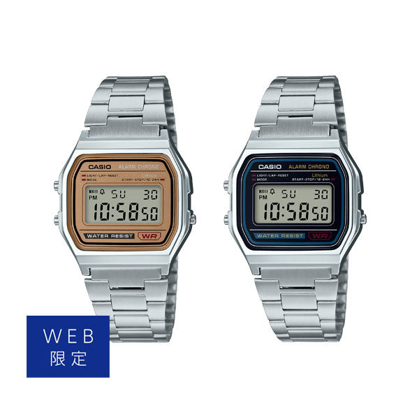 【一部WEB限定】カシオコレクション 腕時計 デジタル液晶 メタルバンド [全2種類] CASIO(カシオ) A158WEA-9JH/A158WA-1JH [M便 1/4]