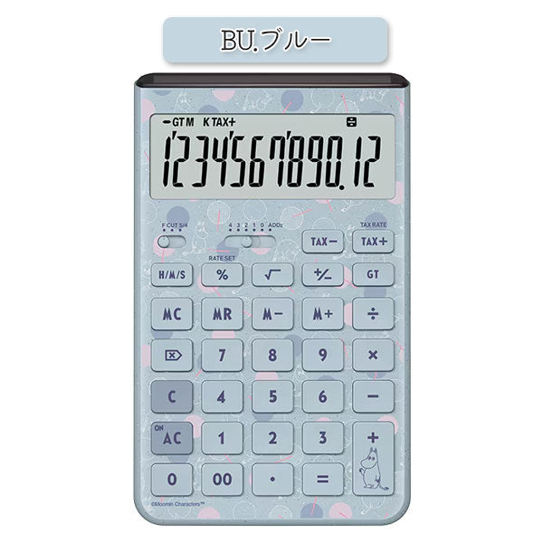 CASIO MOOMIN デザイン電卓 Comfy《コンフィ》 [全3色] ジャストタイプ カシオ計算機 JT-JT-200TMM-**-N