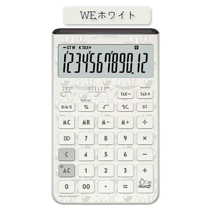 CASIO MOOMIN デザイン電卓 Comfy《コンフィ》 [全3色] ジャストタイプ カシオ計算機 JT-JT-200TMM-**-N