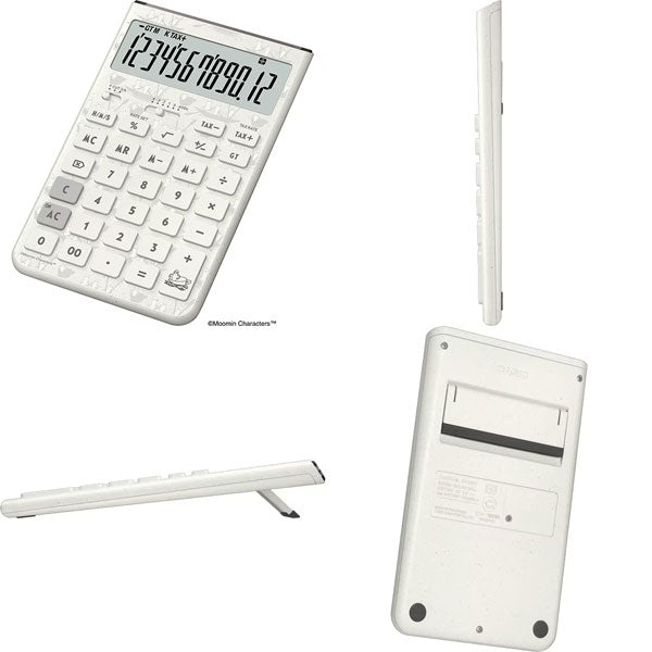 CASIO MOOMIN デザイン電卓 Comfy《コンフィ》 [全3色] ジャストタイプ カシオ計算機 JT-JT-200TMM-**-N