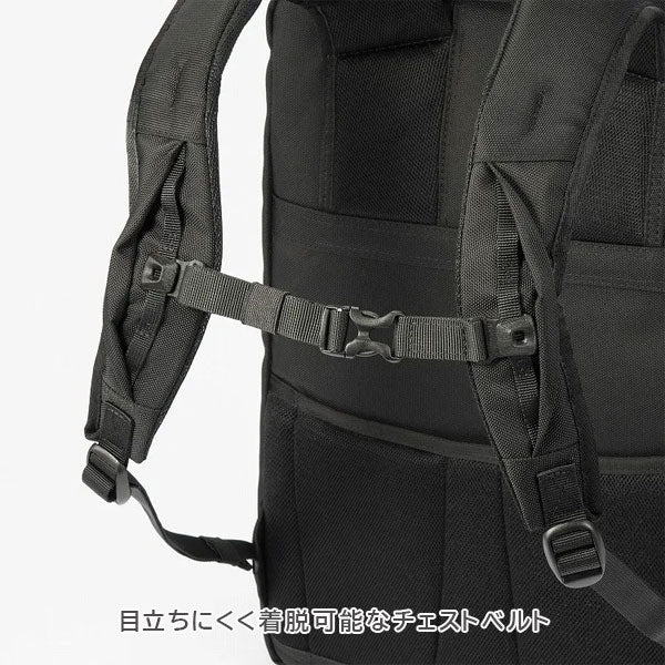 EVL-4.0 リュック［B4サイズ］ 黒 20L ［B4ファイル/15.6インチPC対応］ エース 68306-01【送料無料*！取り寄せ品】