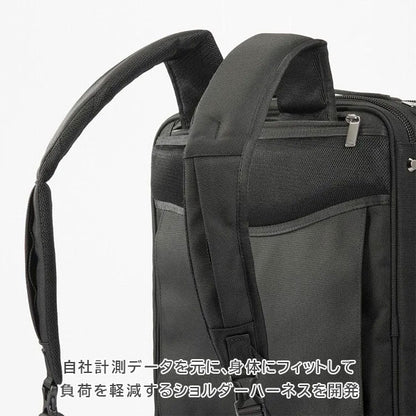 EVL-4.0 ビジネスバッグ［B4サイズ］ 黒 17/22L ［B4ファイル/14.0インチPC対応］ エース 68308-01【送料無料*！取り寄せ品】