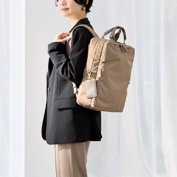 フィッテム ビジネスリュック［全4色］ 17/20L［A4ファイル/14インチPC