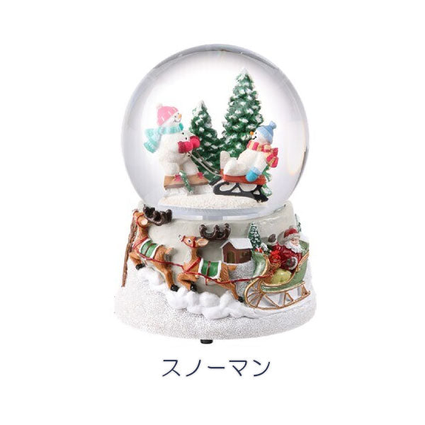 スノードーム スノーモーション オルゴール [全2種] MARK&