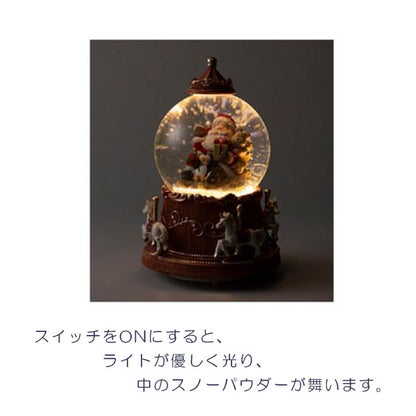 スノードーム ミュージック LED MARK&