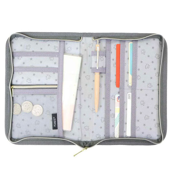 お薬手帳ケース スヌーピー [顔いっぱい] カミオジャパン 227416 [M便 1/2]