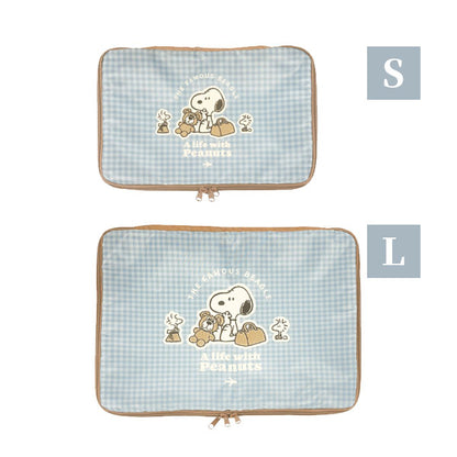 SNOOPY 圧縮ポーチ スヌーピーとくま [全2サイズ] カミオジャパン 229060/229062