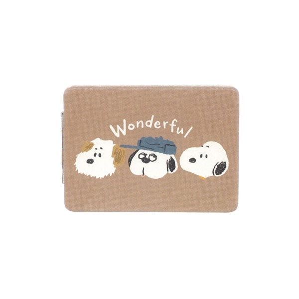 SNOOPY 2WAYミラー WONDERFUL BROTHERS カミオジャパン 229157 [M便 1/12]
