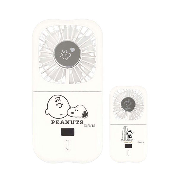 PEANUTS 冷却プレート付 ハンディファン [全2種] 卓上 首掛け カミオジャパン 23043