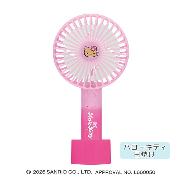 サンリオキャラクターズ HANDY FAN [全4種] ストラップ/台座付