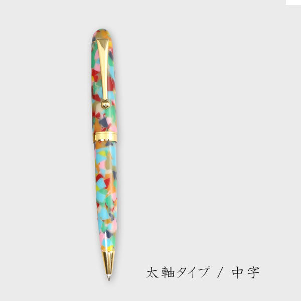アセテートボールペン【折り紙】太軸/細軸タイプ [中字] ≪化粧箱付き≫ 大西製作所 OR【送料無料*】