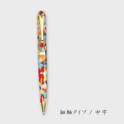 アセテートボールペン【折り紙】太軸/細軸タイプ [中字] ≪化粧箱付き≫ 大西製作所 OR【送料無料*】