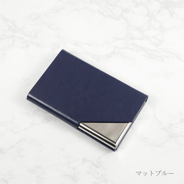 《正規取扱店》Roffal 名刺入れ ブラック/ブルー 模様入りタイプ《FUROSHIKI》 [全4色] FV-00 [M便 1/2]