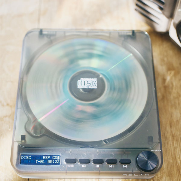 RELAX PIXEL TUNES CDプレーヤー［全2色］保証書付き Bluetooth対応 シンシア RED9X0 【送料無料*】