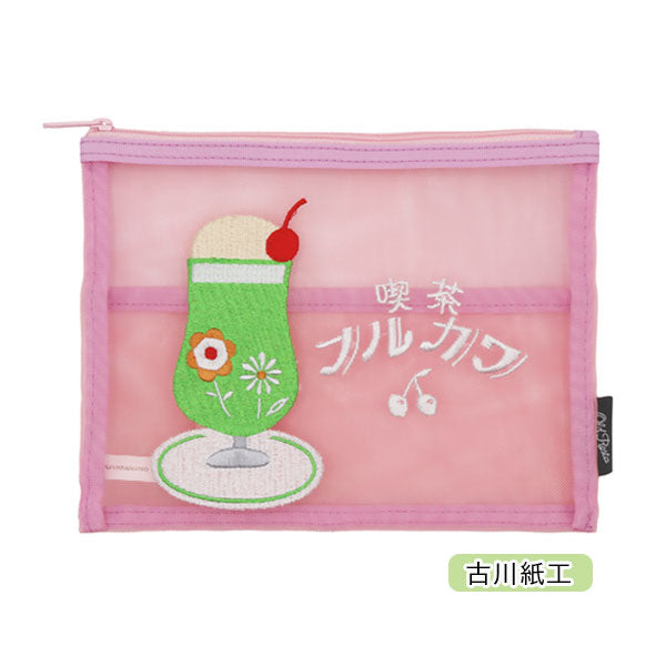 Old Resta 刺繍メッシュポーチ Lサイズ [全3種] MDS 日本出版販売 OR9041 [M便 1/5]