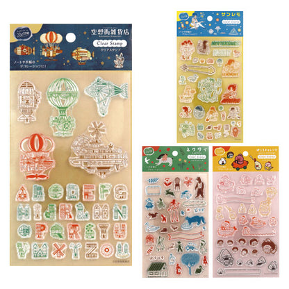 Komamono クリエイティ部 クリアスタンプ [全4種類] 日本出版販売 IP905241～905296 [M便 1/10]