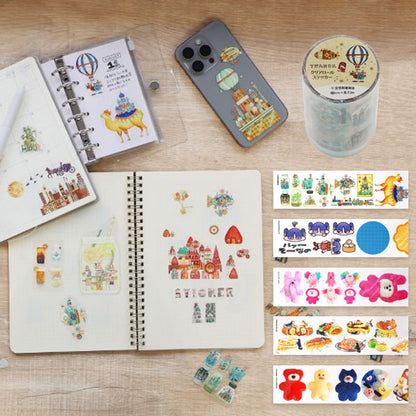 Komamono クリエイティ部 クリアロールステッカー [全5種類] 日本出版販売 IP906460～906590