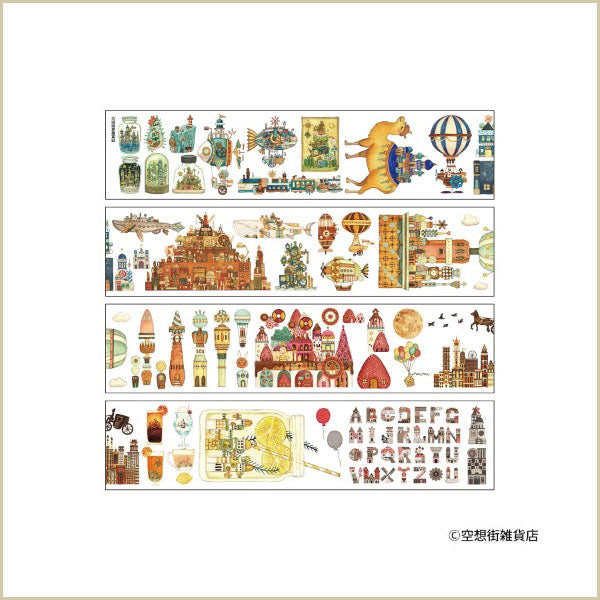 Komamono クリエイティ部 クリアロールステッカー [全5種類] 日本出版販売 IP906460～906590