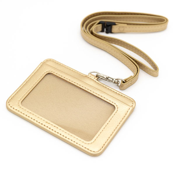 Superior Standard PUレザーIDホルダー [全2色] ゴールド/シルバー