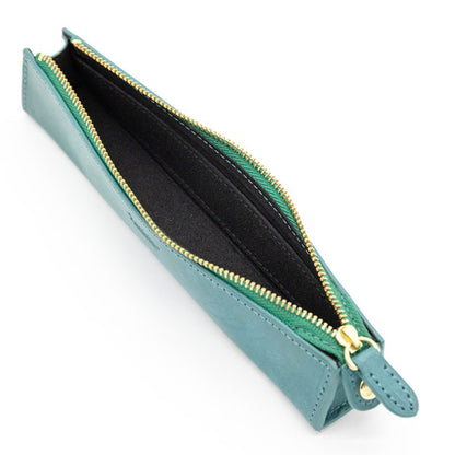 トライラテラルペンケース S［全4色］MAYAレザー ラダイト《Luddite》LDKM-TLPNS
