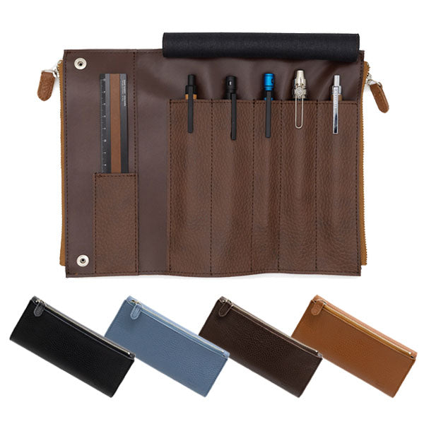 ベンディペンケース エッセンシャル［全4色] ADRIAレザー ラダイト《Luddite》LDKA-BNPNE-【送料無料*】