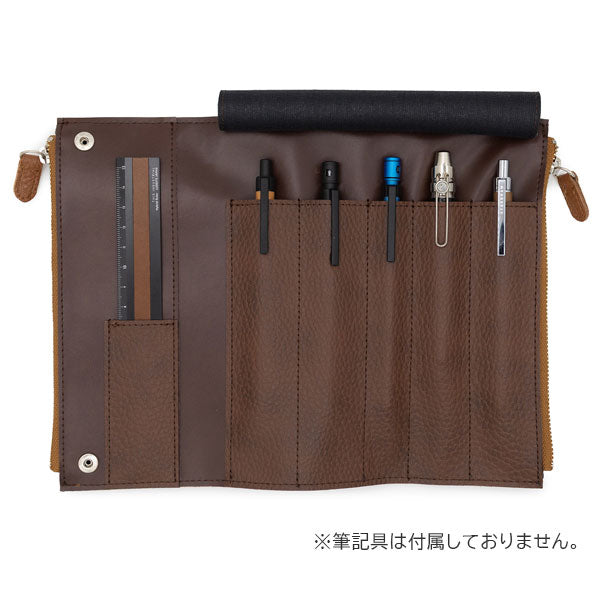 ベンディペンケース エッセンシャル［全4色] ADRIAレザー ラダイト《Luddite》LDKA-BNPNE-【送料無料*】