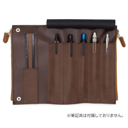 ベンディペンケース エッセンシャル［全4色] ADRIAレザー ラダイト《Luddite》LDKA-BNPNE-【送料無料*】