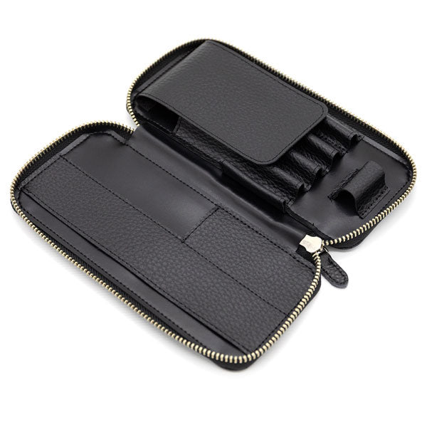 ラウンドジップペンケース エッセンシャル［全4色] ADRIAレザー ラダイト《Luddite》LDKA-RPNE-【送料無料*】