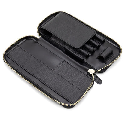 ラウンドジップペンケース エッセンシャル［全4色] ADRIAレザー ラダイト《Luddite》LDKA-RPNE-【送料無料*】