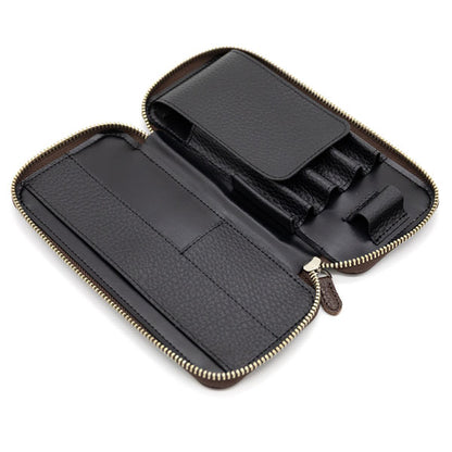 ラウンドジップペンケース エッセンシャル［全4色] ADRIAレザー ラダイト《Luddite》LDKA-RPNE-【送料無料*】