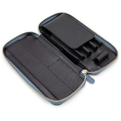 ラウンドジップペンケース エッセンシャル［全4色] ADRIAレザー ラダイト《Luddite》LDKA-RPNE-【送料無料*】