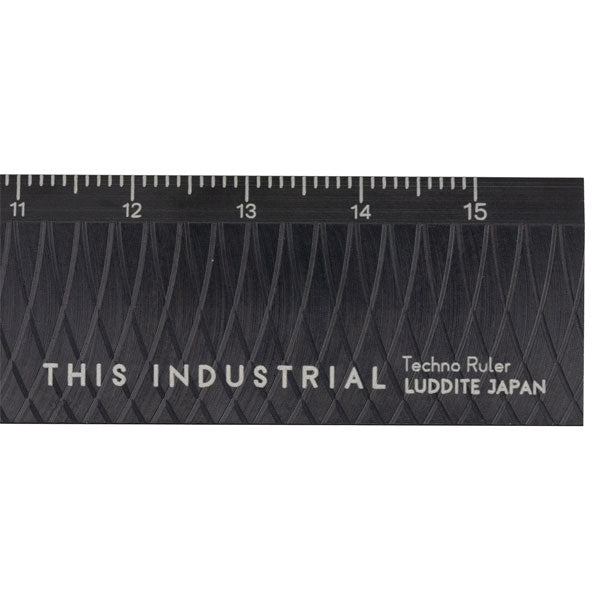 THIS INDUSTRIAL Techno Ruler [全4色] 15cm ルーラー 定規 ラダイト《Luddite》LDTI-TR［M便 1/10］